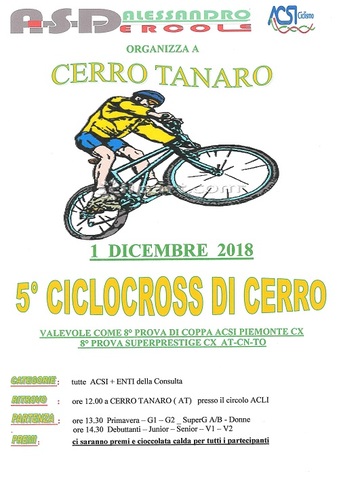 5° Ciclocross di Cerro Tanaro